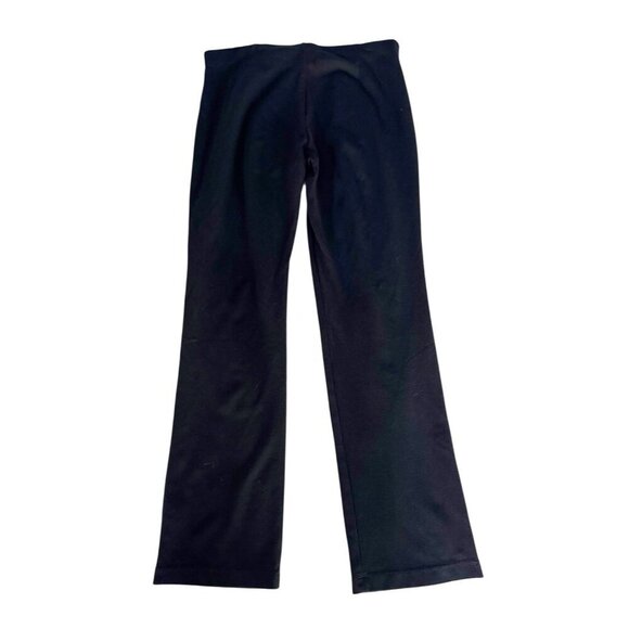 Eileen Fisher Women's Sz 10P or 10 Petite Black Elastic Waist Pull-On Pants - Picture 2 of 8